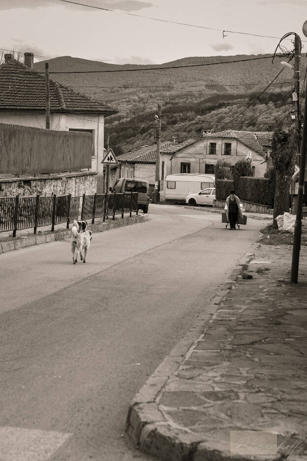 Streets of Kotel, a town in Bulgaria